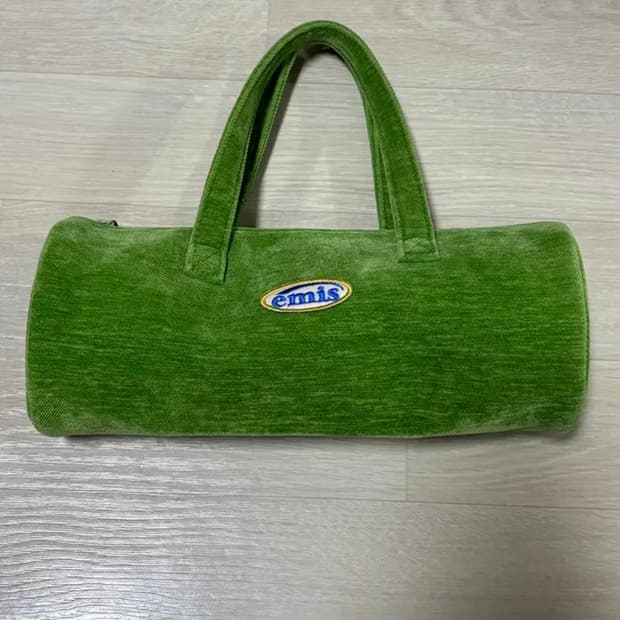이미스 벨벳 원통 그린