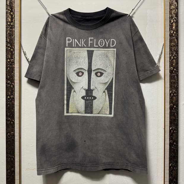 빈티지 04s 핑크플로이드 디비전벨 밴드 티셔츠