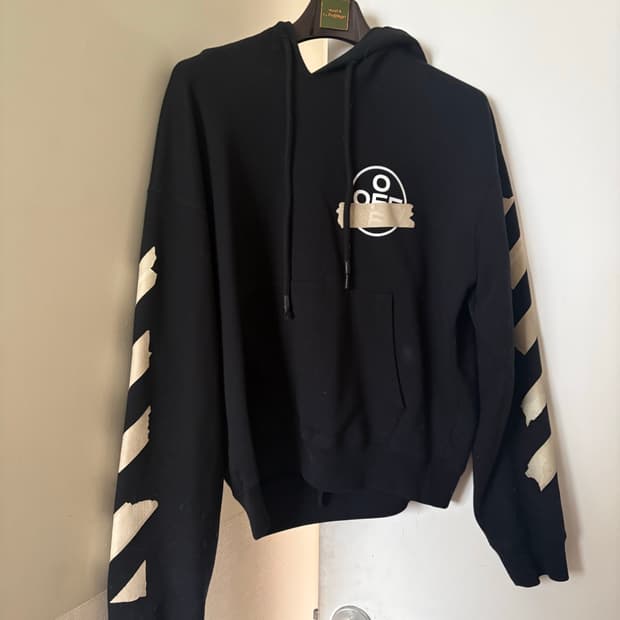 오프화이트 테이프 애로우 후드 판매