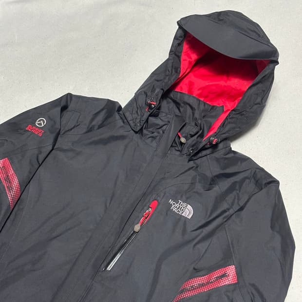 85 노스페이스 써밋 고어텍스 레드 블랙 배색 바람막이