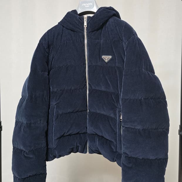 정품 프라다남성 코듀로이점퍼46