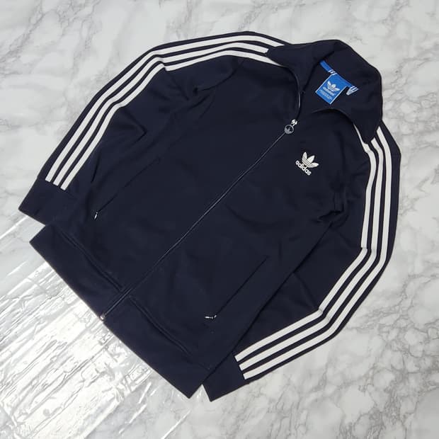 아디다스 삼선 유로파 트레이닝 네이비 져지 자켓