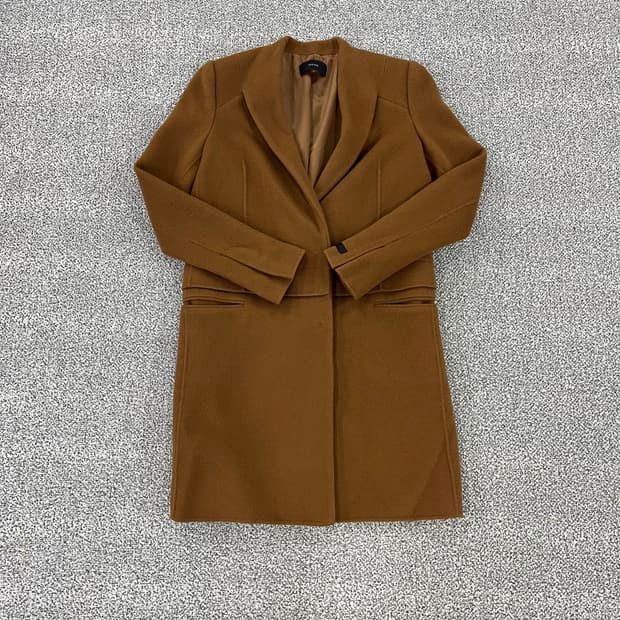 [82] 시스템 여성 모직 울 코트 1106JM2