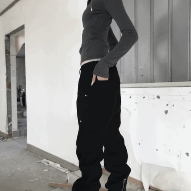 Kyoiii GRIND ZIP CARGO PT(BLACK) S