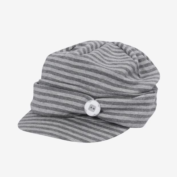 바우프 버튼 뉴스보이 캡 [스트라이프 그레이]