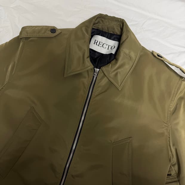 렉토 톨루즈 나일론 봄버 자켓