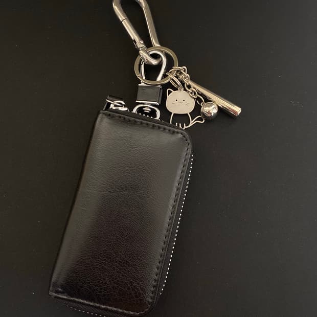 레더 키케이스 키링