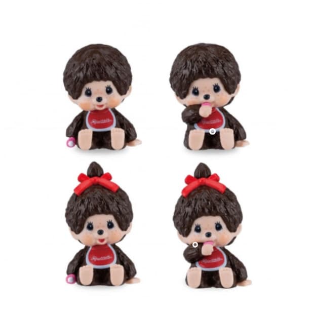 몬치치 미니 피규어 4종