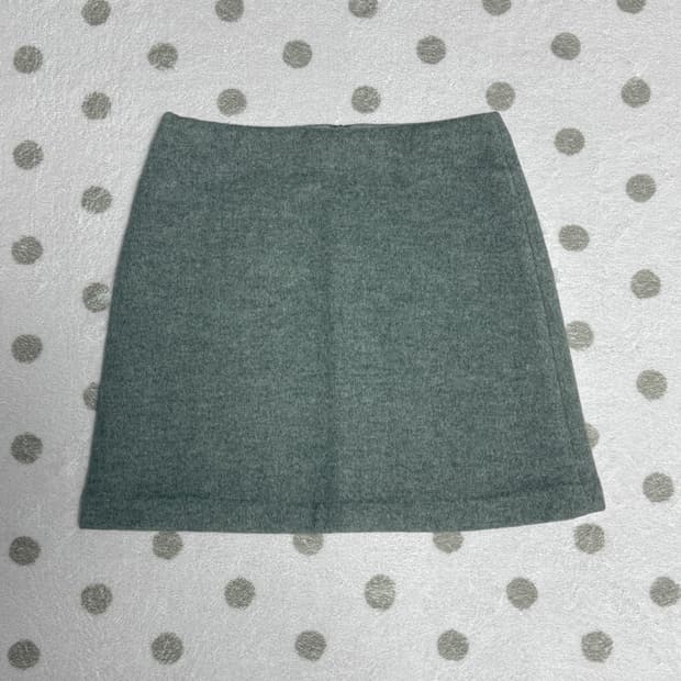 그레이 헤링본 미니스커트