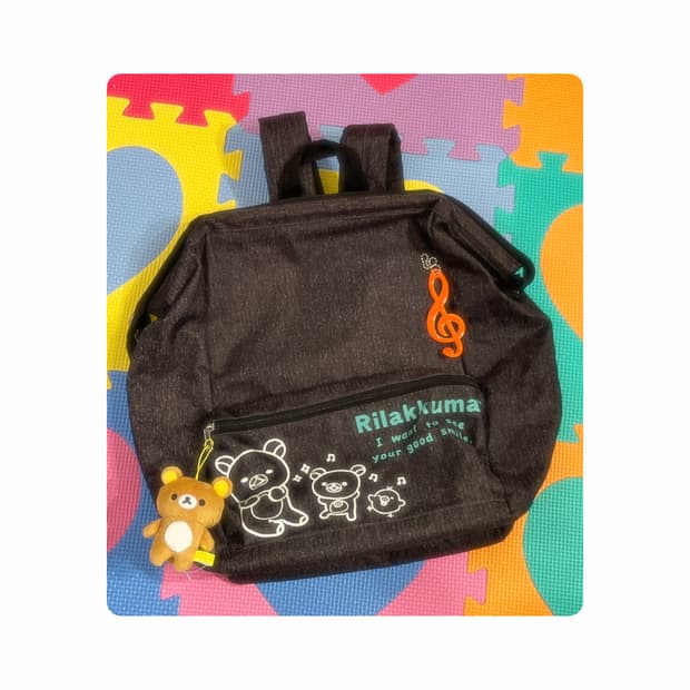2018 리락쿠마 그레이 백팩 ⭐️