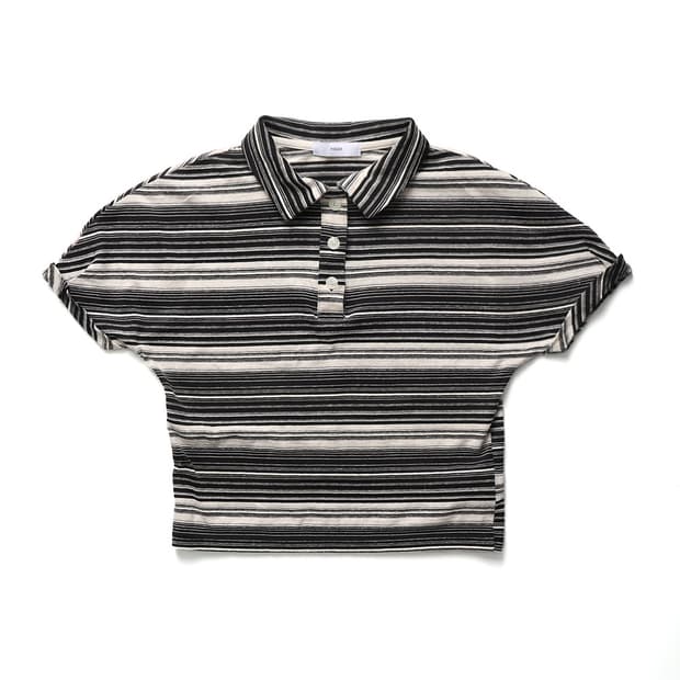 포저 POSZER stripe polo knit