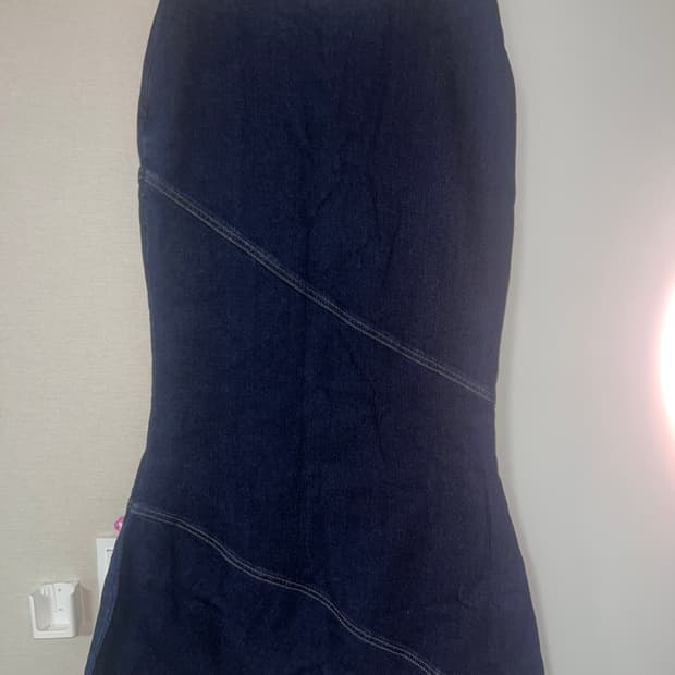 denim mermaid long skirt 머메이드핏 데님 롱스커트