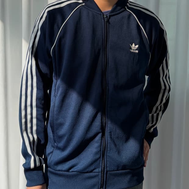 [XL]아디다스 트레포일 SST 네이비 트랙탑 져지