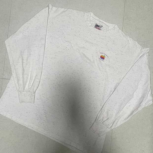 [XL] 빈티지 90's 애플 프로모 롱슬리브