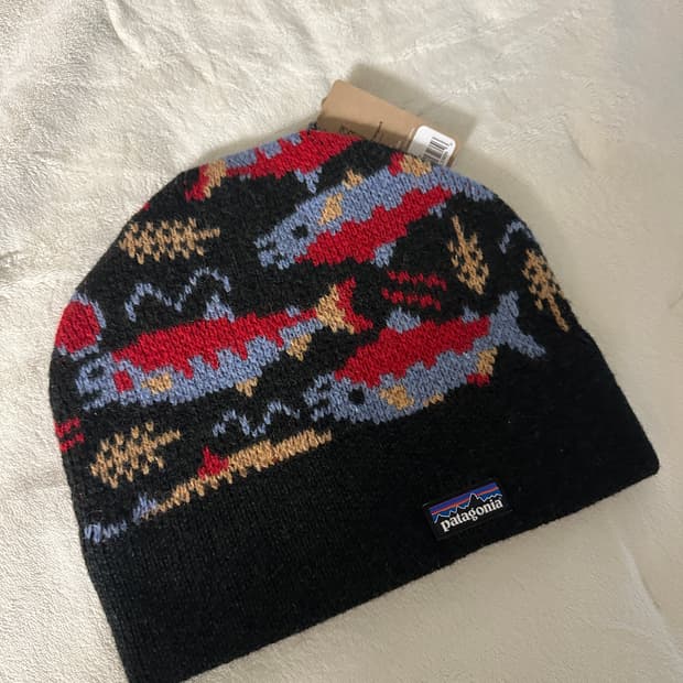 [OS]파타고니아 살몬 에너지 펀호그 비니