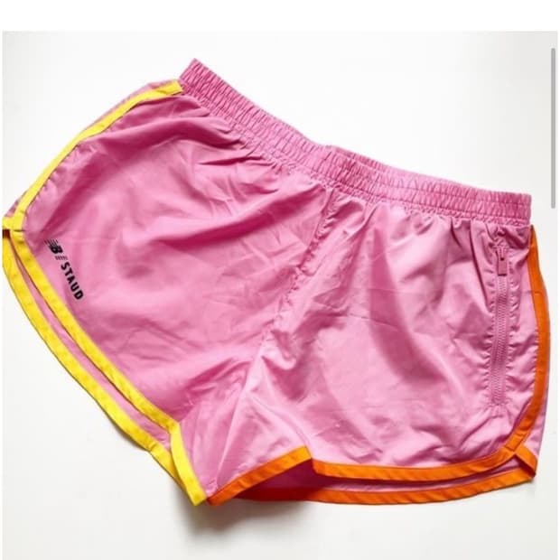 뉴발란스 X Staud 핑크 러닝 쇼츠 M 