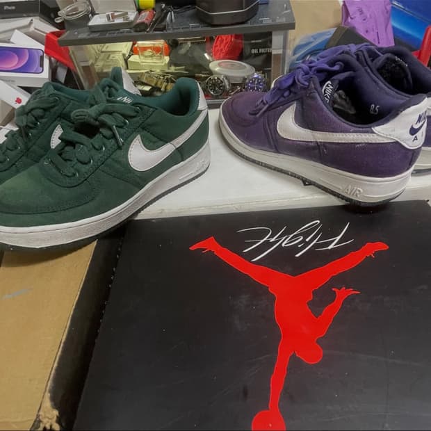 나이키 에어포스1 녹흰 로우