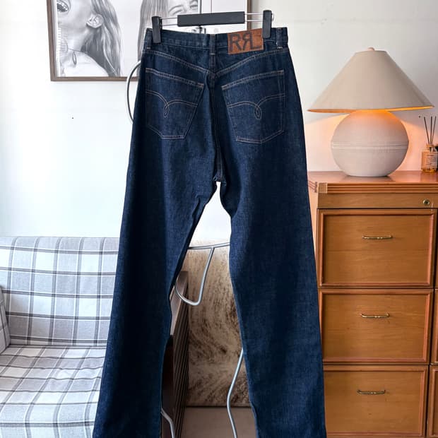 더블알엘 셀비지 데님팬츠 (made in usa)