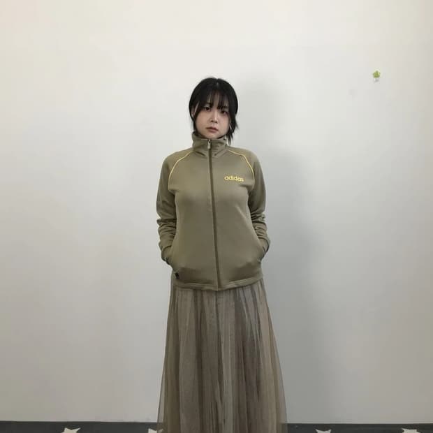 Adidas Beige Track Jacket