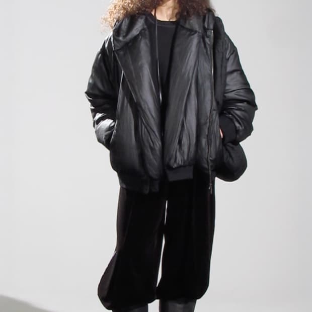 더일마 머플러 후드 패딩