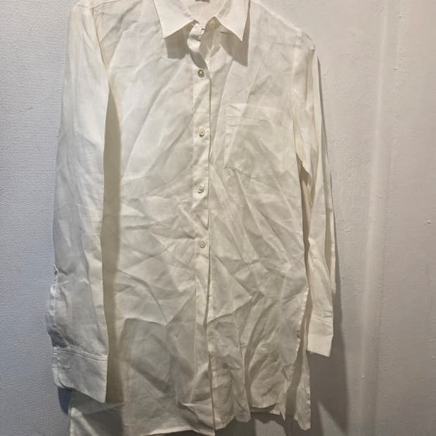 띠어리 화이트린넨셔츠