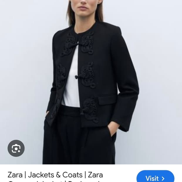 ZARA 차이나 매듭 노카라 자켓