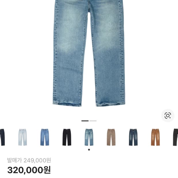 스투시 뉴클래식 데님 진 인디고 LA (32) 새상품 