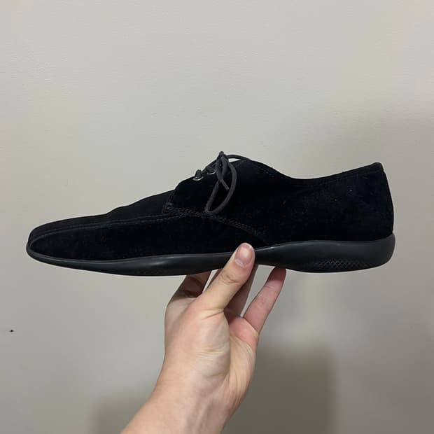 Prada Sports Suede Derby Shoes