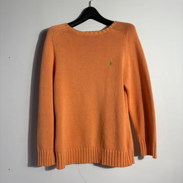 폴로 랄프로렌 오렌지 니트 스웨터 (무료배송)