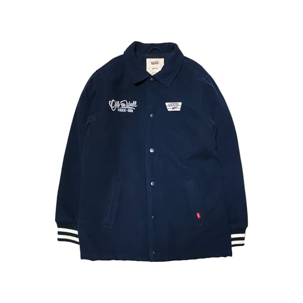 Vans 반스 네이비 퀼팅 코치자켓 