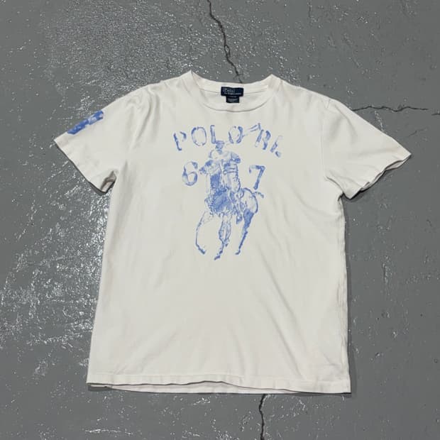 폴로 랄프로렌(PoloRalphLauren) 빅포니 화이트 반팔 티셔츠