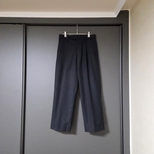 [1] 어나더오피스 레거시 울 트라우저 차콜 / 다크그레이 슬랙스 팬츠