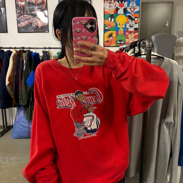 카펠라이트 빈티지 스웻셔츠