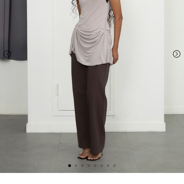 새상품) Chiyagi humble Quan Dress-pink grey
