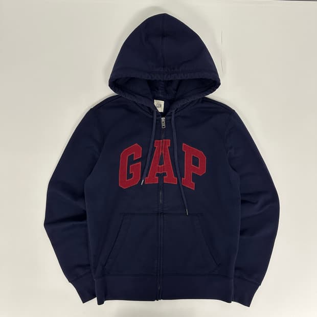 갭 스펠로고 후드집업 