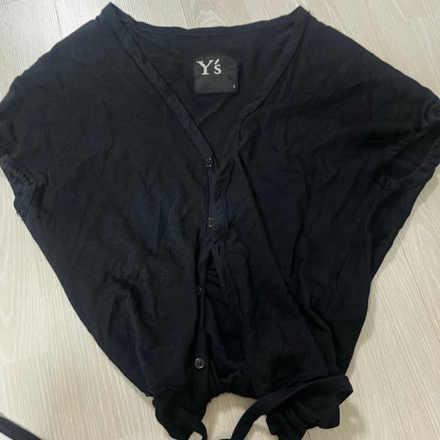 y’s 네이비 스트링 가디건
