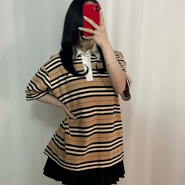 버버리 스트라이프 노바체크 PK