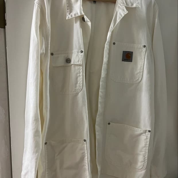 칼하트 미시건 초어 코트 화이트 색상 L