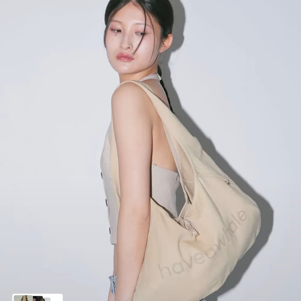 해브어웨일 cotton baguette ceo bag