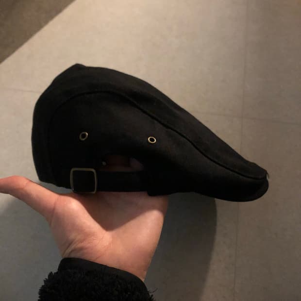 코튼 버클 헌팅캡