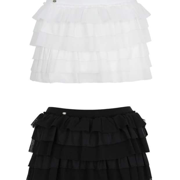 페일제이드 lace frill skirt