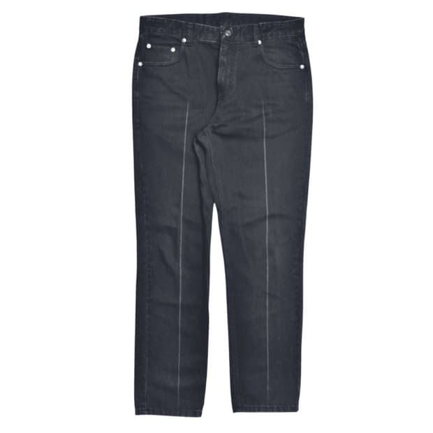 준지 스트레이트핏 흑청 데님팬츠 청바지