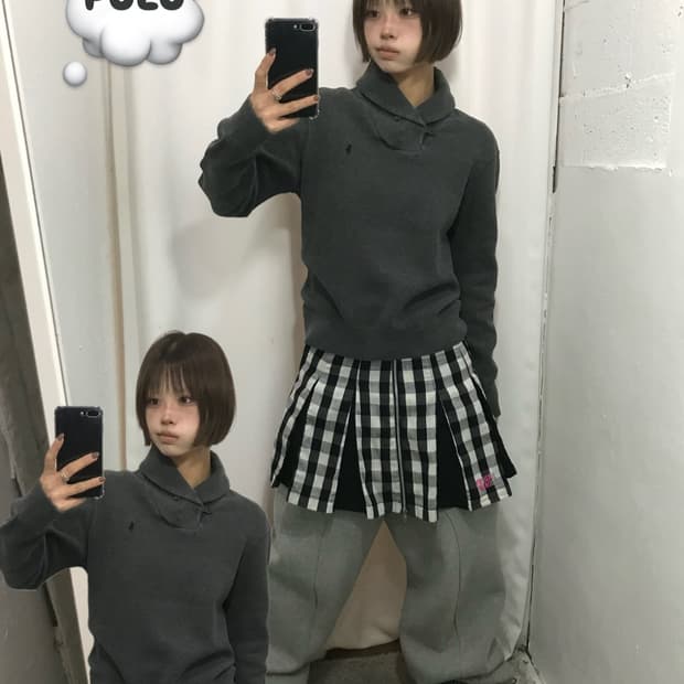 🐰폴로 랄프로렌 숄 카라 맨투맨 니트 🐰