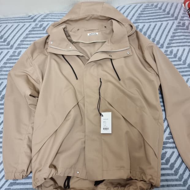 auralee 오라리 캔버스 후드 23ss 베이지 3size