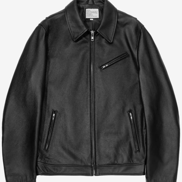 에이징씨씨씨 카우하이드 싱글 자켓