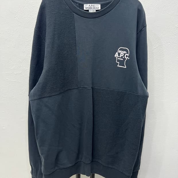 정품) APC 아페세 x 브레인데드 맨투맨 XL