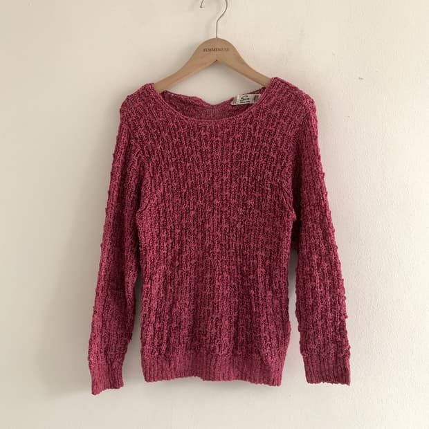 Net Long Sleeve Knit