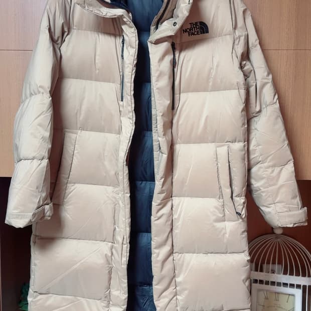 노스페이스 화이트라벨 다운 롱패딩