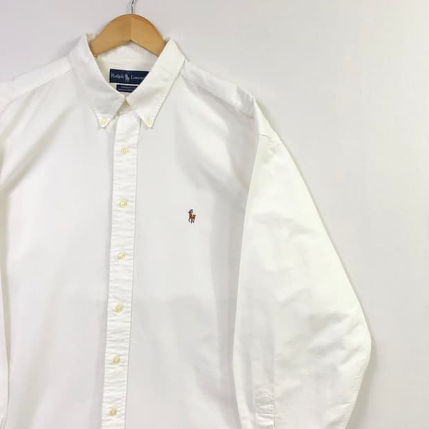 Xxl 폴로 옥스포드 화이트 빅셔츠