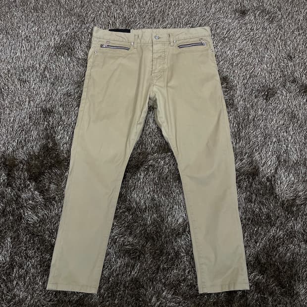 발망 Balmain 베이지 슬림핏 배기팬츠 32